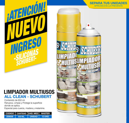 LIMPIADOR MULTIUSOS ALL CLEAN - SCHUBERT
